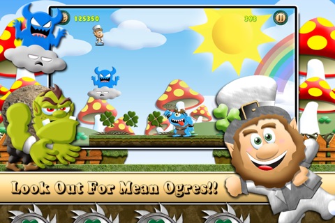 Super Leprechaun's Gold Rush - Rainbow World Mayhem Free screenshot 4