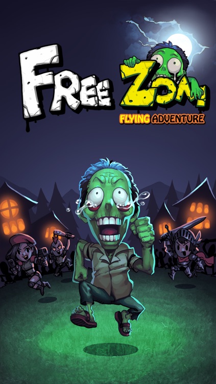 FreeZom - Flying Adventure of Zombie screenshot-4