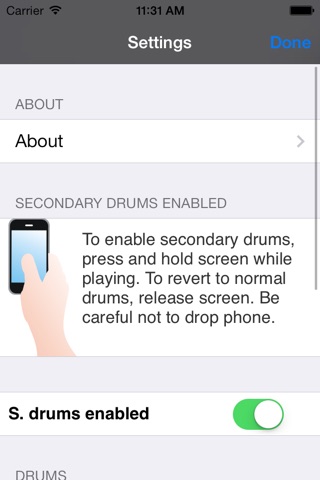 Drum Shake screenshot 2