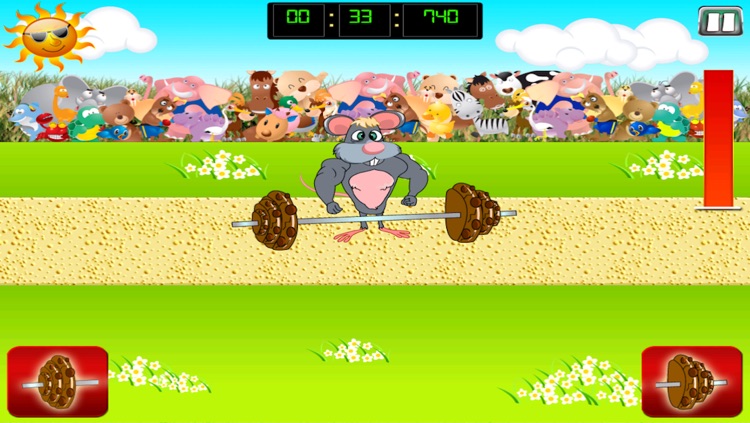 Mouse Body Building Chocolate Cookie Lift Free screenshot-4