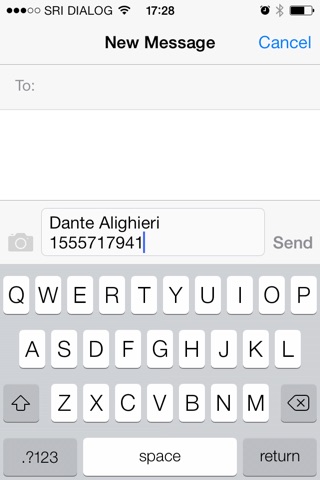 SMS Contact Send - share numbers via text screenshot 3