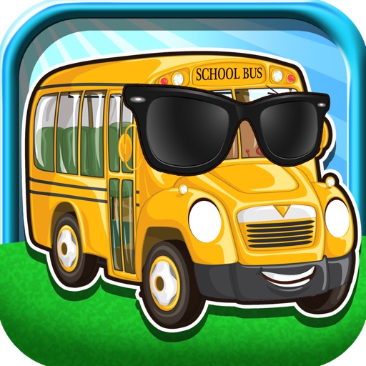 School Bus Rocks & Rolls down the Highway Free. But this pretty Orange Bus Meets Obstacles & Barriers! Oh MY! iOS App