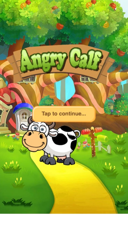 Angry Calf Free-A puzzle sports game