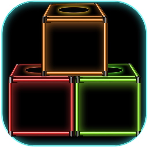 A Fluro Lightbox Stack Building A Glow In The Dark Fluorescence Block Game icon