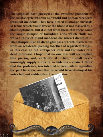 Totalbook - Call of Cthulhu : The Interactive and Illustrated Howard Phillips Lovecraft story screenshot 2