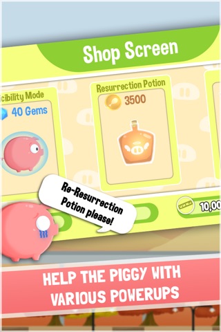 Bouncy Piggies Jump - Cool Jumping Piggy Game For Kids FREE screenshot 4