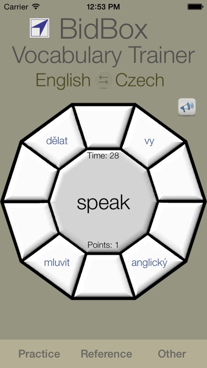 Vocabulary Trainer: English - Czech