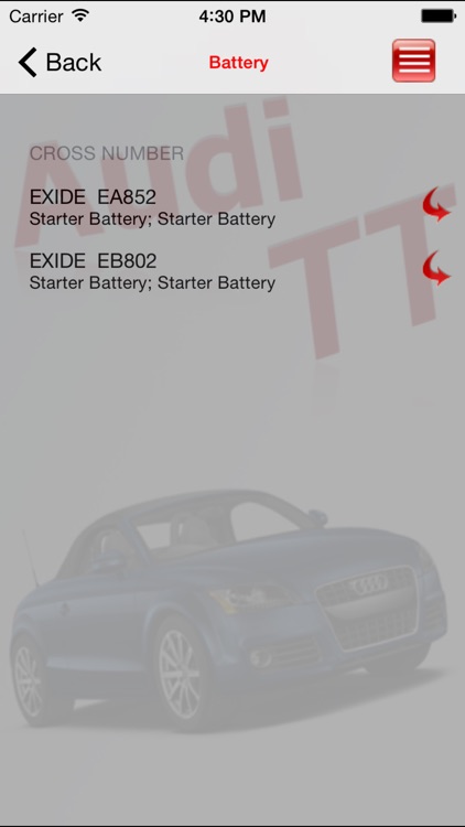 AutoParts  Audi TT screenshot-3