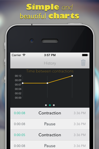 Time it baby - Contractions and Labor Timer screenshot 3