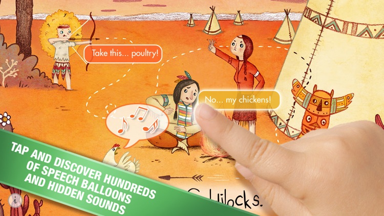 Goldilocks and the Three Bears by Blue Quoll - The traditional fairy tale re-invented as an interactive kids storybook