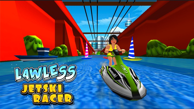 Lawless Jetski Racer (3d Stunt Race Games) screenshot-3