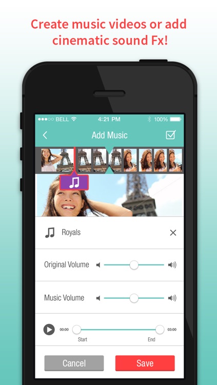 Videolab video editor for Vine, Instagram, Youtube