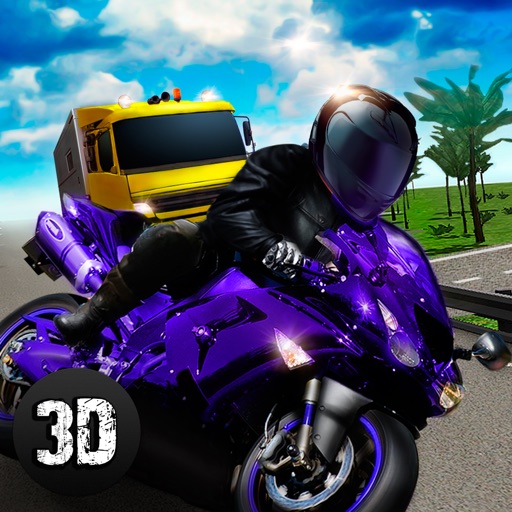 Moto Traffic Rider 3D: Speed City Racing Full iOS App