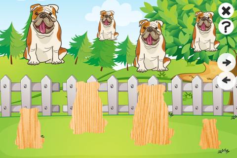 Animal Dog-s And Cute Puppies Puzzle Game For Babies and Young Kids: Spot The Shadow screenshot 3