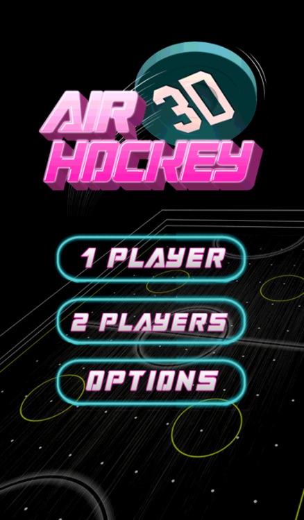 Glow Air Hockey 3D