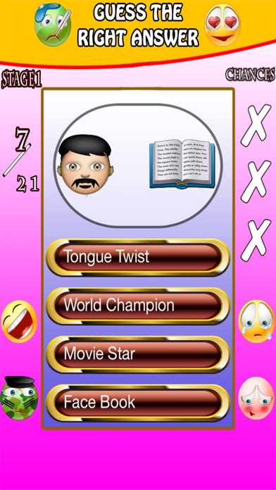 Emoji Quiz - Guess smiles cartoon,wrestler brand... logos game 1.0 IOS -