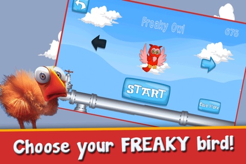 Freaky Flying Flapping Birds : The Pipe Maze World  - by Top Free Fun Games screenshot 3