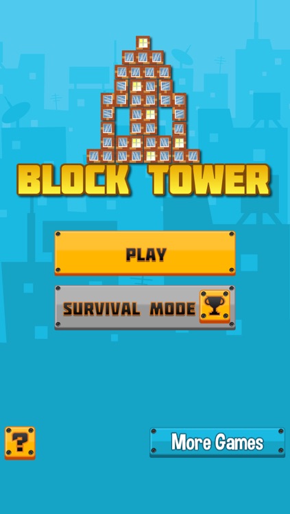 Block Tower-Build the highest tower use blocks!