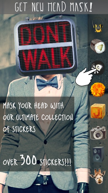 Head Mask - Face maker photo editor with funny stickers screenshot-3