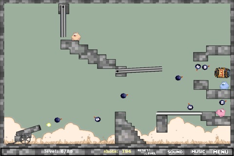 Boom Block Wrecking Wars - Blast those Bad Pixel Angry Piggies! FREE screenshot 4