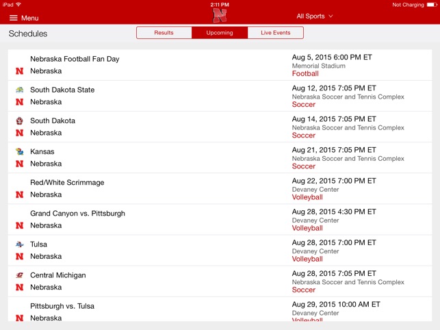 Nebraska Huskers for iPad 2015(圖3)-速報App