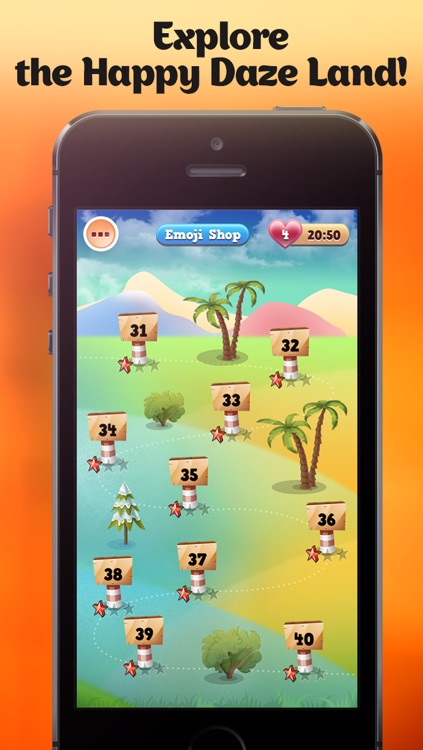 Happy Daze - Match 3 Puzzle Game with Emoji Keyboard Characters screenshot-3