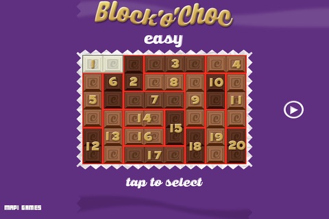 Chocolate Blocks Free Unblock Me screenshot 4