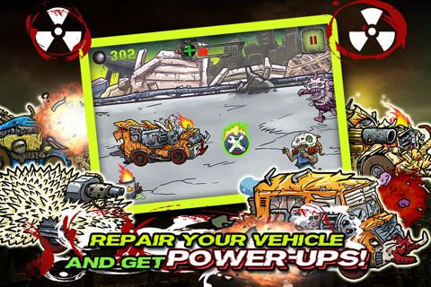 Death Racers Vs. Zombies - Crazy Avoid Obstacles and Crush the Enemy Action Game screenshot 2
