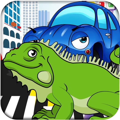 Reptile Run Dash - Speedy Avoid and Dodge Highway Sprint Free icon