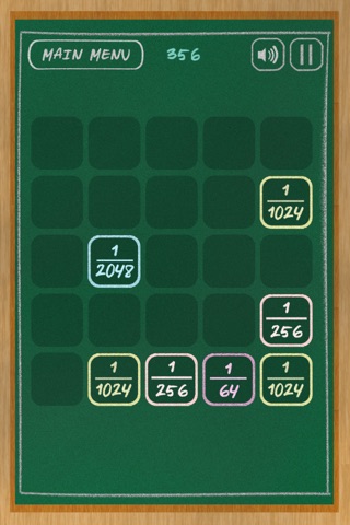 Fraction 1 : The 2048 Mathematical Solving Equation Board - Free screenshot 3