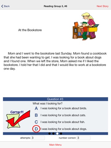 Reading Comprehension: Grades 1-2, free screenshot 4