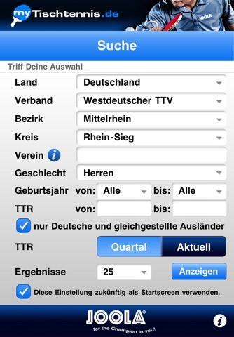 JOOLA-Rangliste screenshot 2