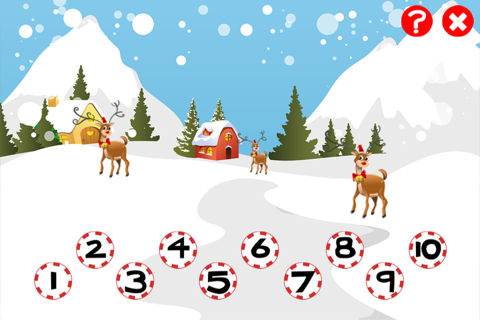 Christmas counting game for children: Learn to count the numbers 1-10 with Santa for Christmas screenshot 4