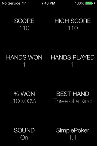 Simple Poker, Five-Card Draw screenshot 3