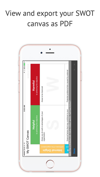 How to cancel & delete SWOT Canvas from iphone & ipad 2