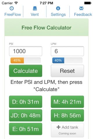 O2 Calculator screenshot 2