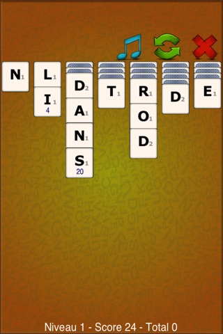 Mot-Solitaire screenshot 3