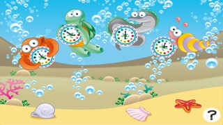 それは何時ですか？ 子供たちが学ぶためのゲーム 海の動物との時計をお読みください。のおすすめ画像1