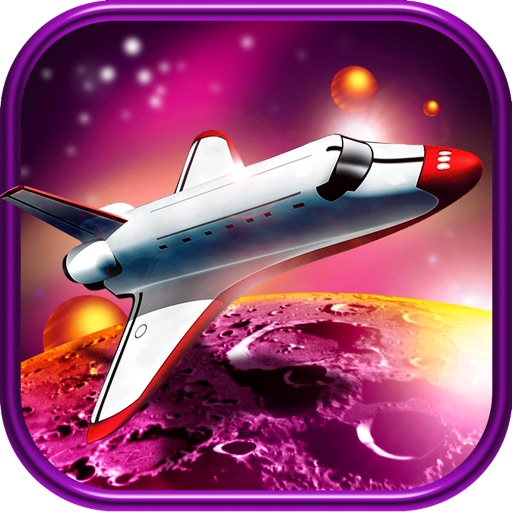 3D Space Craft Racing Shooting Game for Cool boys and teens by Top War Games FREE Icon