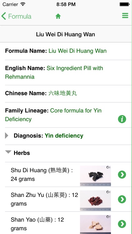 TCM Herbal Formula Library