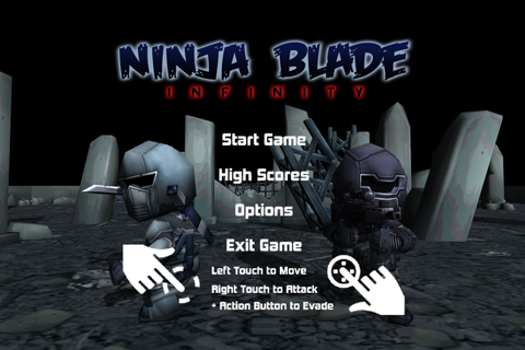 Ninja Blade Infinity dual stick arcade action screenshot 4