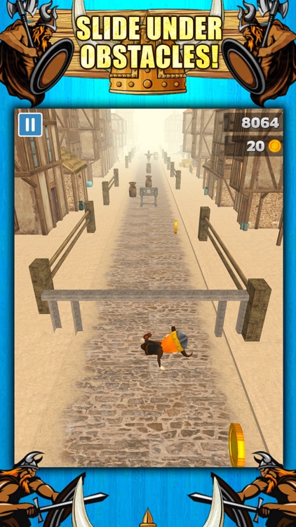 3D Viking Run Infinite Runner Game with Endless Racing by Parkour Fun Games FREE screenshot-3