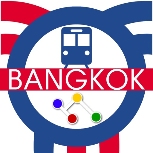 Bangkok Metro Map Transport - Sky train and Boat icon