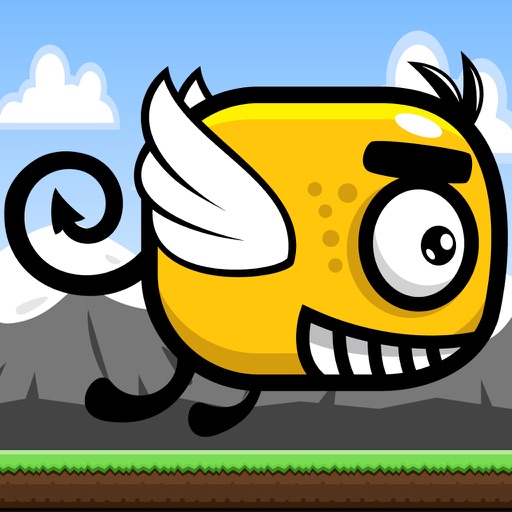 Happy Monster - Endless Adventure Flyer iOS App