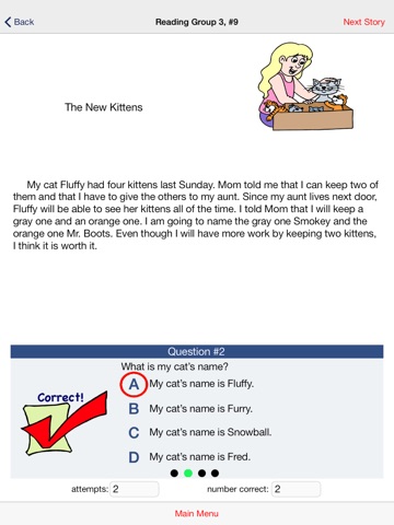 Reading Comprehension: Grades 3-4, Free screenshot 2