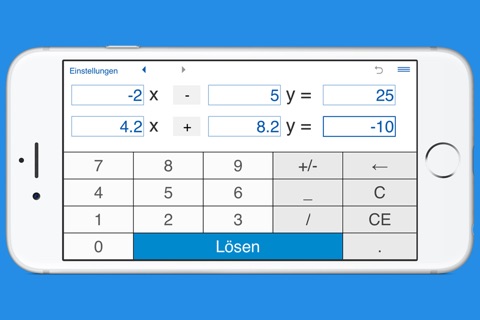 Systems of equations solver screenshot 3