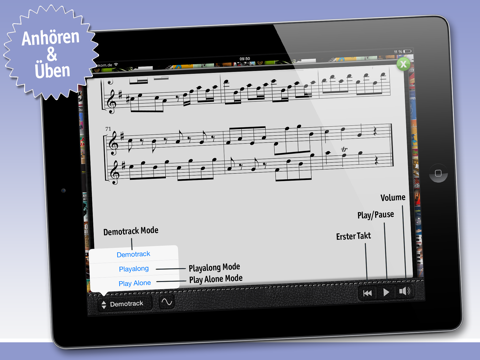 Saxophone Duets - Telemann Sonata 3 screenshot 3