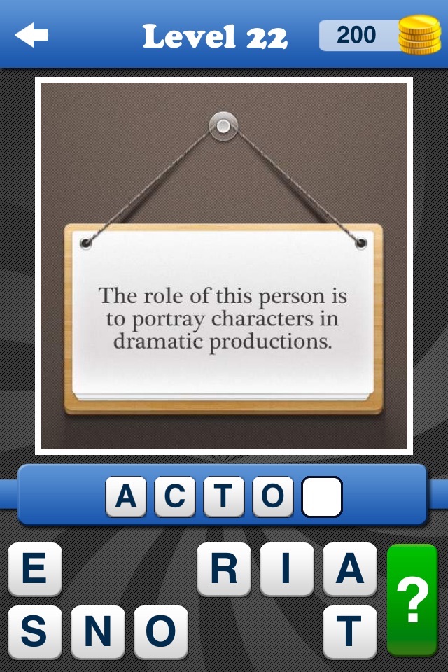 What's the Job? Free Addictive Fun Industry Work Word Trivia Puzzle Quiz Game! screenshot 3