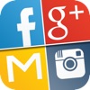 My Log In! Social Network Manager for facebook, twitter, google accounts, mail, gmail, yahoo, pinterest, instagram, vimeo, skype, youtube, dropbox, linkedin and flickr. iPhone / iPad