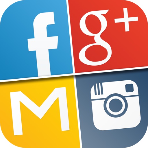 My Log In! Social Network Manager for facebook, twitter, google accounts, mail, gmail, yahoo, pinterest, instagram, vimeo, skype, youtube, dropbox, linkedin and flickr. Icon